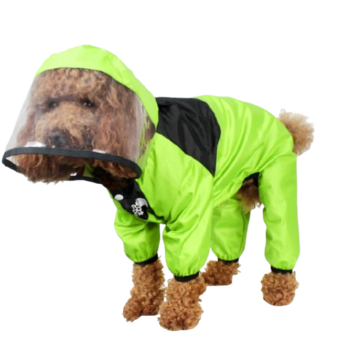 Modische Regenjacke für Hunde