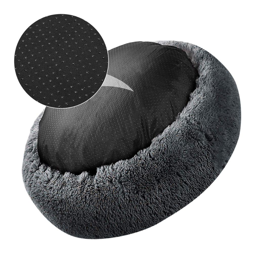Kuschelbett in Donut Form aus Plüsch