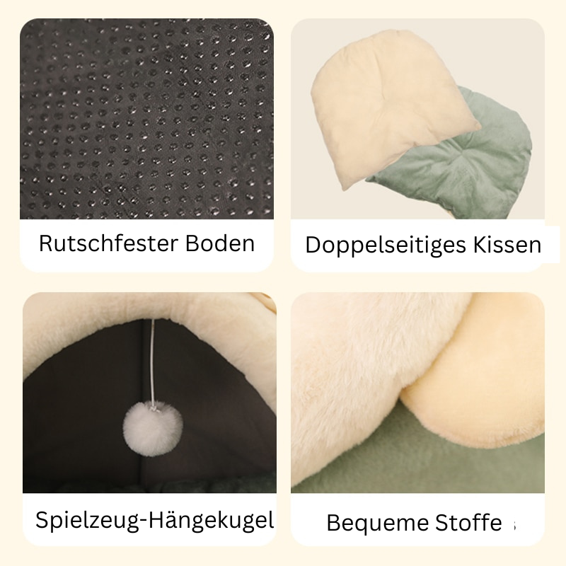 Kuscheliges Höhlenbett