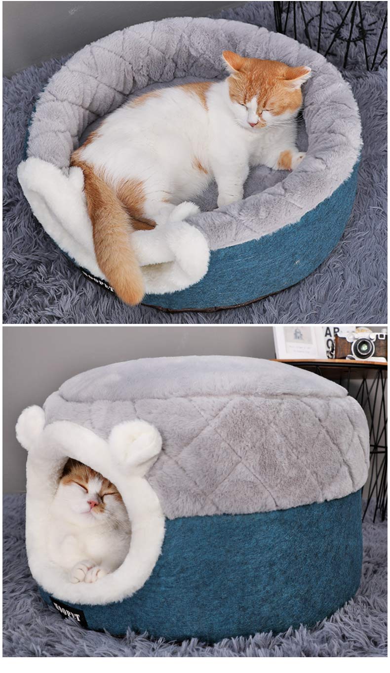 Katzenbett in Höhlenform