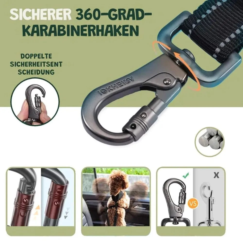 Premium Auto-Sicherheitsgurt für Hunde