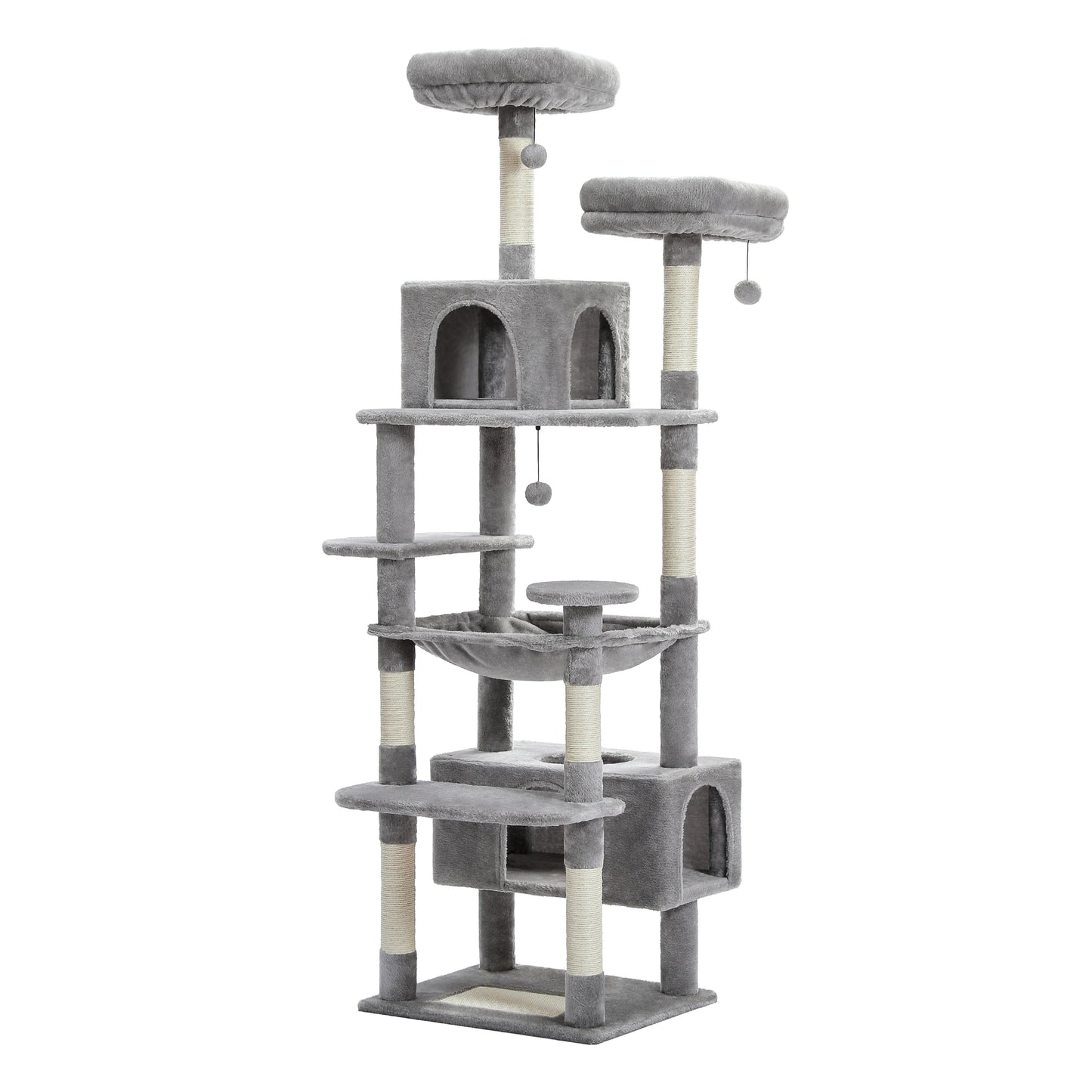 Mehrstöckiger Luxus Kletterturm für Hauskatzen