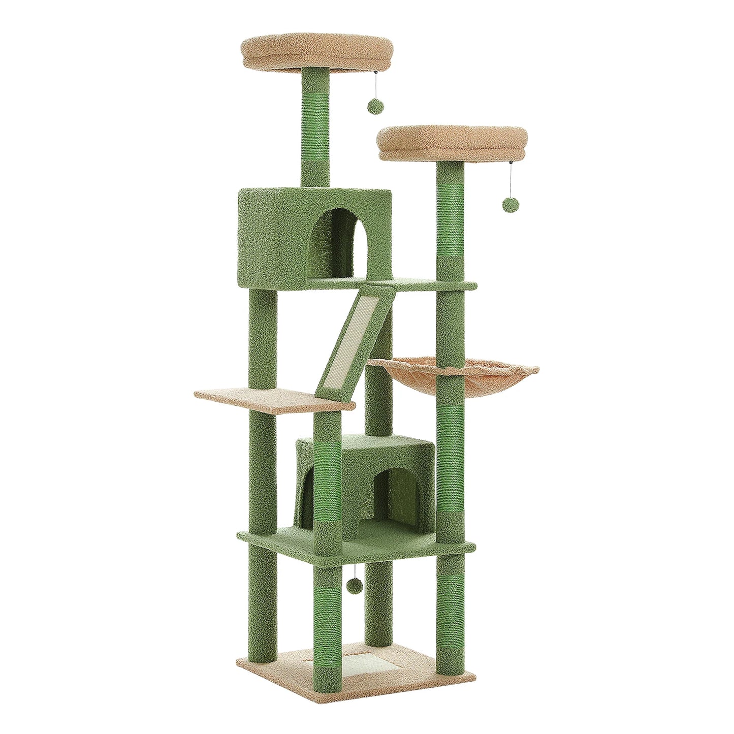 Mehrstöckiger Luxus Kletterturm für Hauskatzen