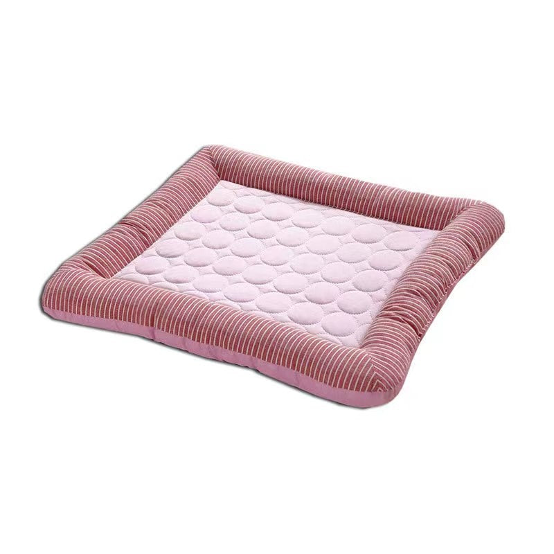Kühlende Haustier-Matte mit weicher Kissen-Umrandung
