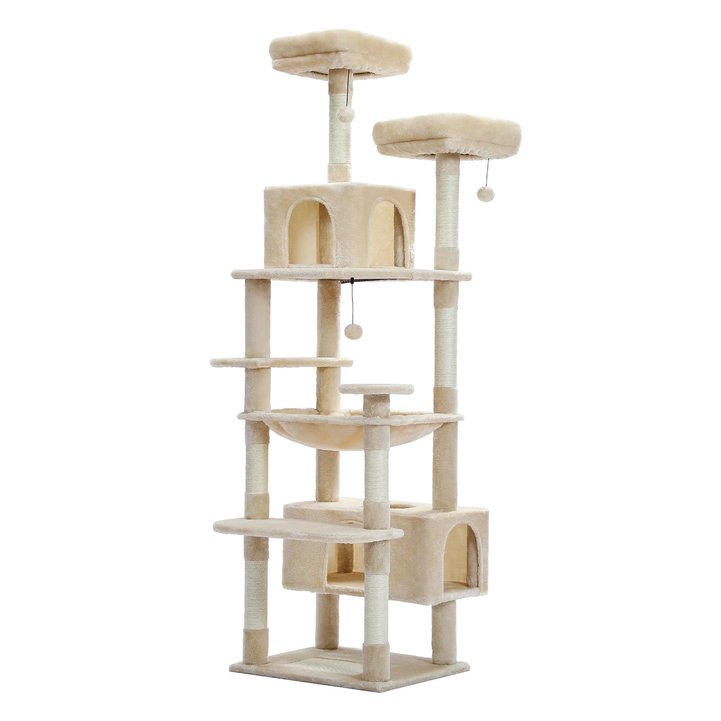 Mehrstöckiger Luxus Kletterturm für Hauskatzen