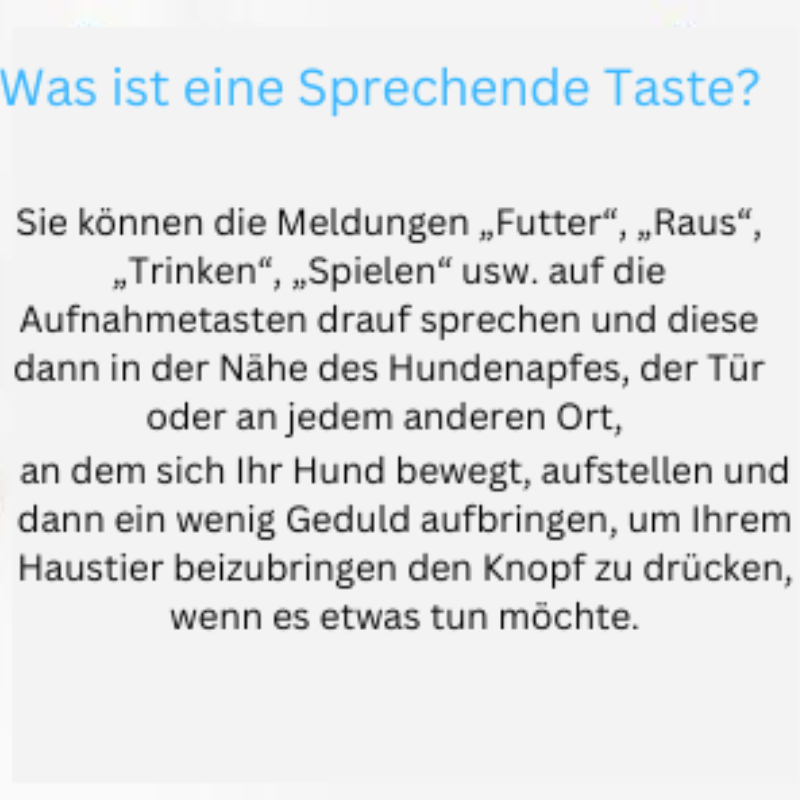 Buddy-Button - Kommuniziere mit deinem Hund
