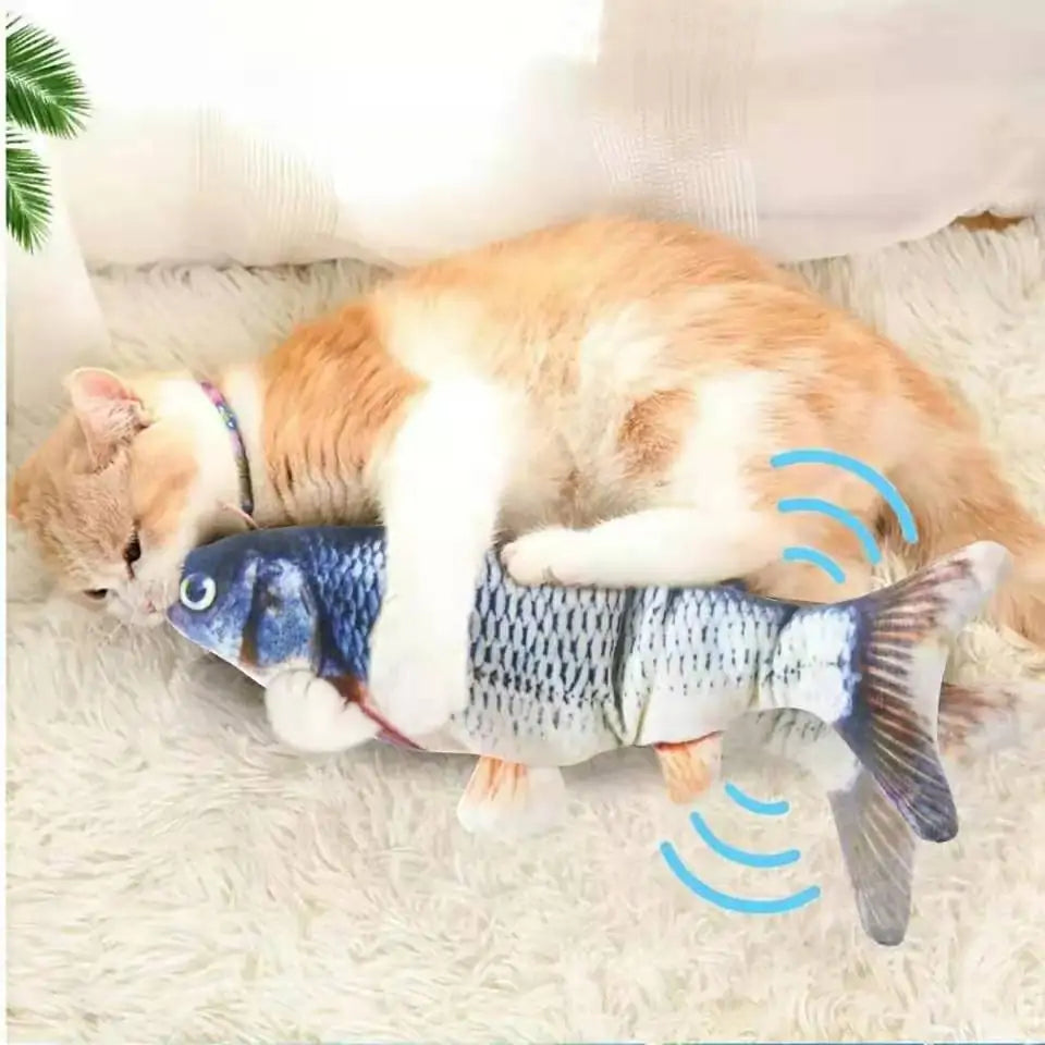 FloppyFish™ - Interaktives Elektrisches Fisch-Spielzeug für Katzen und Hunde