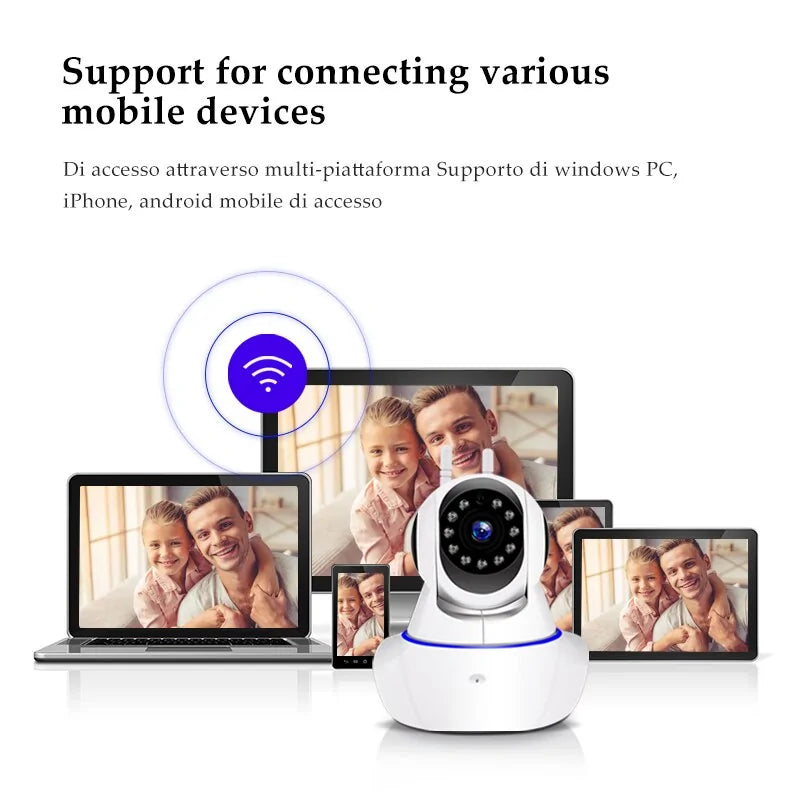 WLAN Haustier Kamera mit Zwei-Wege-Audio inclusive 32GB-SD Karte