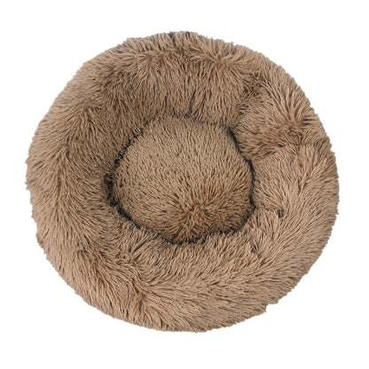 Kuschelbett in Donut Form aus Plüsch