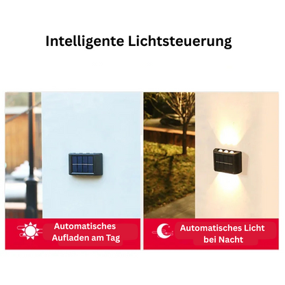 Solar Wandlicht für Garten & Balkon