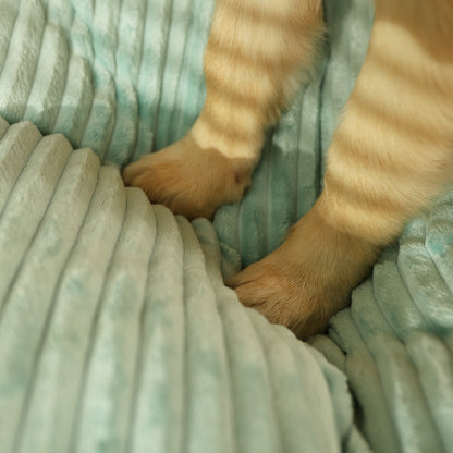 PurrClean™ - Waschbares Haustierbett mit Cordbezug