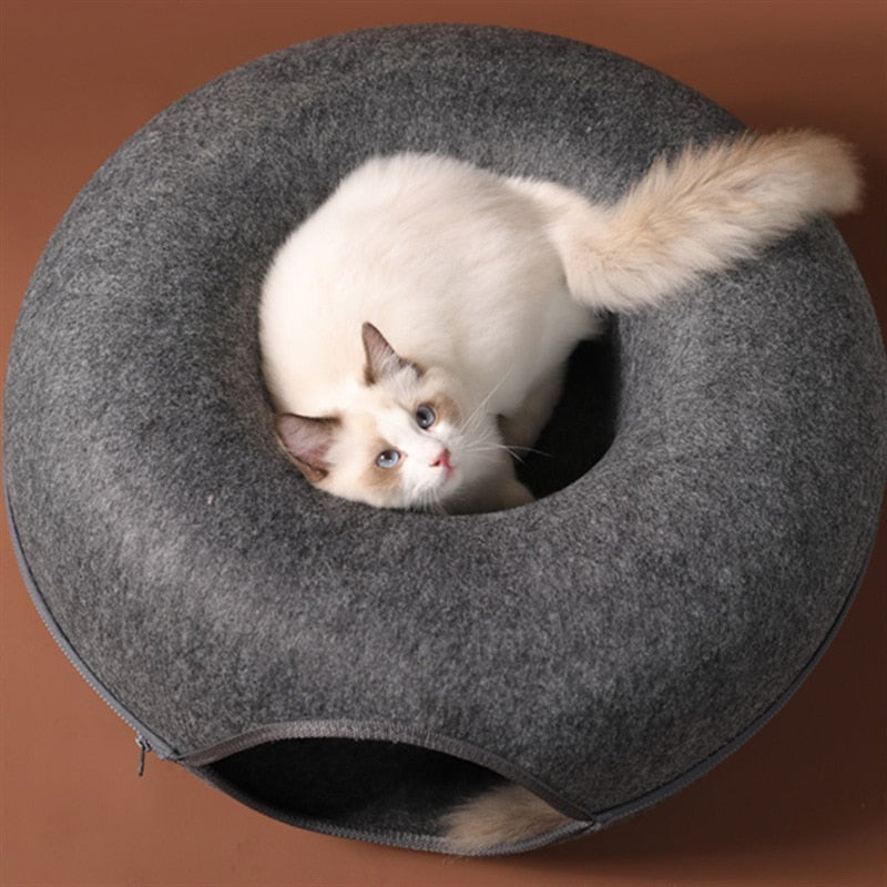 Interaktives Katzen-Schlafbett