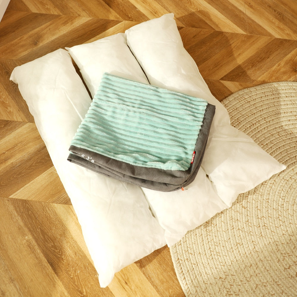 PurrClean™ - Waschbares Haustierbett mit Cordbezug
