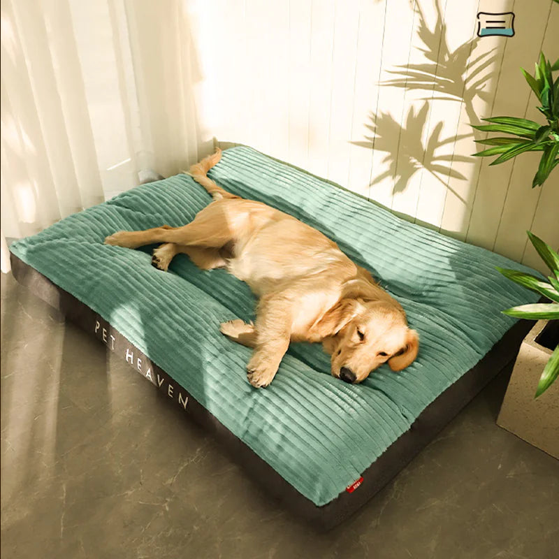 PurrClean™ - Waschbares Haustierbett mit Cordbezug