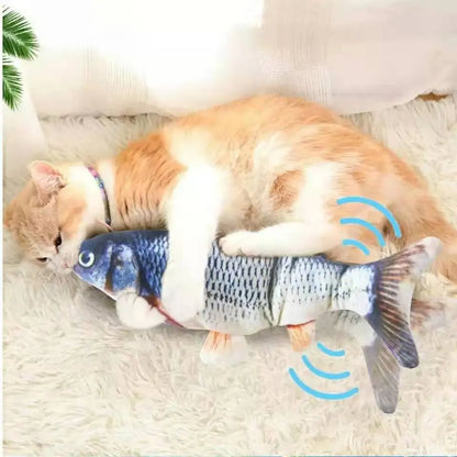FloppyFish™ - Interaktives Elektrisches  Fisch-Spielzeug für Katzen und Hunde