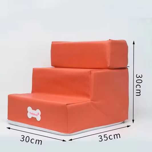 Hunde-Klettertreppe mit Bezug aus PU