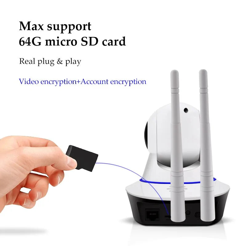 WLAN Haustier Kamera mit Zwei-Wege-Audio inclusive 32GB-SD Karte